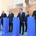 Ильхам Алиев принял участие в церемонии закладки фундамента Центра тюркской цивилизации-ФОТО