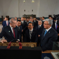 Ərdoğan Əhməd Yəsəvi məqbərəsinə qədim əlyazma Quran bağışlayıb