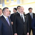 Видеокадры визита Ильхама Алиева в Казахстан