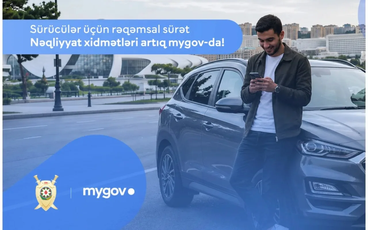 Sürücülər bu xidmətlərə “mygov”dan müraciət edə biləcəklər