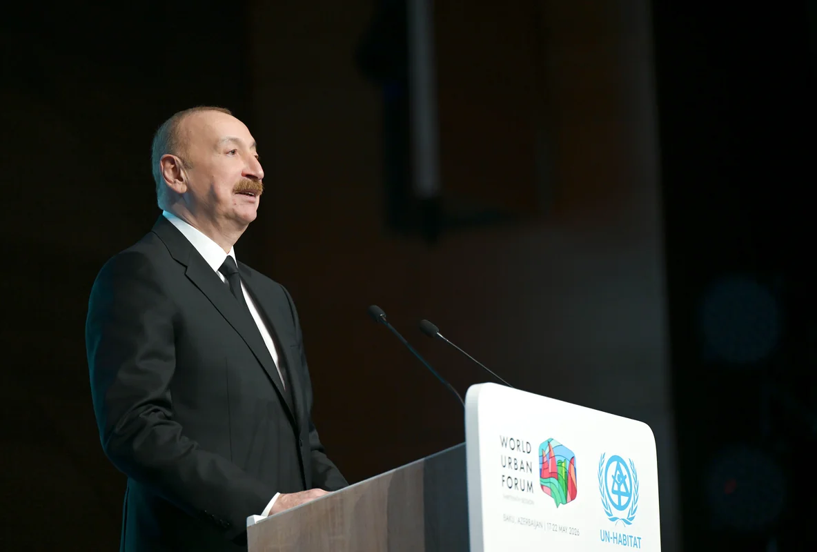 İlham Əliyev WUF13-ün açılış mərasimində çıxış etdi - FOTO/VİDEO - YENİLƏNİB