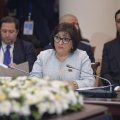 Sahibə Qafarova MDB PA-nın Şura iclasında çıxış edib - FOTO