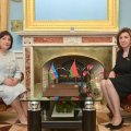 Sahibə Qafarova Belarus Milli Assambleyası Respublika Şurasının sədri ilə görüşüb