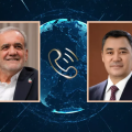 Japarov və Pezeşkian Yaxın Şərqdəki vəziyyəti müzakirə ediblər
