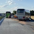 Çexiyada avtobusla minik avtomobili toqquşdu: 10-dan çox yaralı var