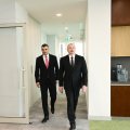 Президент Ильхам Алиев принял участие в открытии нового здания Центрального банка-ФОТО