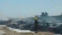 Nizami rayonunda yanan avtomobillərin taleyi ilə bağlı açıqlama 