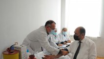 Bərdədə “COVID-19” pandemiyası əleyhinə vaksinasiya işləri davam etdirilir - FOTO