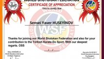 Dünya Şotakan Federasiyası Arpacay Karate Klubunu mukafatlandırıb
