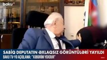 Biabırçı görüntüləri yayılan Hüseynbala Mirələmovdan AÇIQLAMA - VİDEO