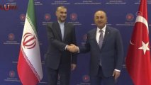 Çavuşoğlu iranlı həmkarı ilə görüşdü