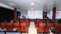 “Heydər Əliyev və Azərbaycan Respublikasında Konstitusiya quruculuğu” mövzusunda tədbir keçirilib - FOTO