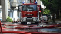 В Баку произошел пожар в автобусе