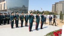 Руководство ГПС посетило II Аллею почетного захоронения и Парк военных трофеев - ФОТО