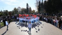 Министерство здравоохранения организовало флешмоб в Мингячевире - ФОТО