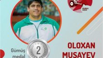 Azərbaycan paraatleti beynəlxalq turnirdə gümüş medal qazandı