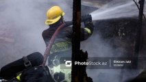 На заводе в Гарадагском районе произошел пожар