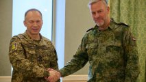Ukrayna Baş komandanı NATO hərbi komitəsinin rəhbəri ilə görüşdü...-FOTO