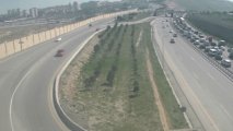 На Бакинской кольцевой дороге произошло ДТП: образовался транспортный затор