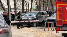 Moskvada Ukrayna Təhlükəsizlik Xidmətinin keçmiş zabitinin avtomobili partladılıb - FOTO/VİDEO