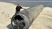 Ölü dənizə düşmüş “ölüvay” İran raketi belə çıxarıldı...-FOTOLAR+VİDEO