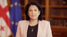 Gürcüstan Prezidenti aksiyaçılara dəstək verib