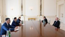 Президент Ильхам Алиев принял генерального секретаря СВМДА