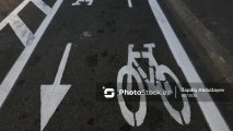 Еще на одном столичном проспекте прокладываются велосипедные дорожки