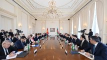 Началось 2-е заседание Межгосударственного совета Азербайджана и Кыргызстана-(фото)