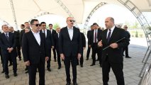 Azərbaycan və Qırğızıstan prezidentləri Ağdam şəhərində olublar - FOTO