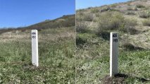 На границе Азербайджана и Армении установлено 20 пограничных столбов