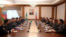 Азербайджан и Казахстан обсудили развитие военного сотрудничества-ВИДЕО