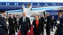 Ильхам Алиев прибыл с рабочим визитом в Германию - ФОТО
