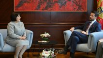 Sahibə Qafarova Monteneqro Prezidenti ilə görüşdü - FOTO