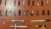 В Губинском районе задержаны продавцы холодного оружия - ВИДЕО