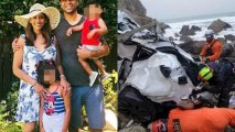 В США мужчина столкнул со скалы машину с женой и двумя детьми - ФОТО