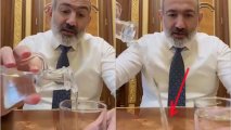 Пашинян пролил воду на стол и одежду: как армянский премьер учит свой народ основам права - ВИДЕО