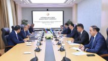 Состоялось заседание Наблюдательного совета Азербайджано-узбекской инвестиционной компании - ОБНОВЛЕНО + ФОТО