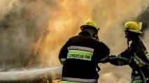 В Физулинском районе произошел пожар: есть пострадавший