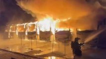 В Турции на стоянке вспыхнул пожар: сгорели 15 автобусов - ФОТО/ВИДЕО