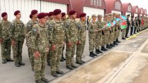 Группа военнослужащих азербайджанской армии отбыла в Турцию для участия в учениях EFES - 2024 - ВИДЕО