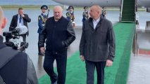 Aleksandr Lukaşenko Füzuliyə getdi