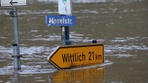 Welt: В Германии сильные осадки вызвали наводнение в Сааре
