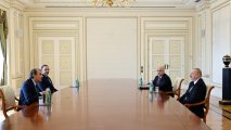 Президент Ильхам Алиев принял соучредителя и председателя 