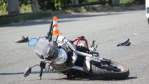 В Баку мотоциклист получил травмы при столкновении с автомобилем