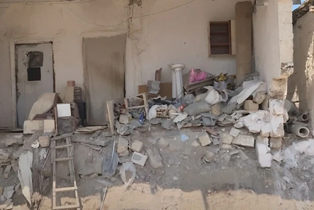 Строительные работы в Балаханы привели дома жителей в аварийное состояние