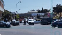 Polis avtomobilinin iştirakı ilə QƏZA - FOTO