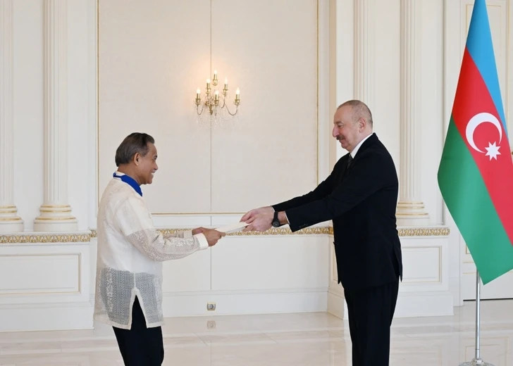 Президент Азербайджана принял верительные грамоты новоназначенного посла Филиппин в нашей стране-ФОТО