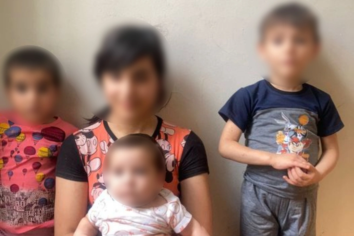 В Баку женщина ради сожителя выбросила четверых детей на улицу