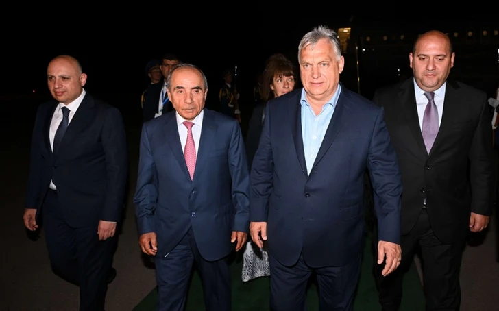 Премьер-министр Венгрии Виктор Орбан прибыл с визитом в Азербайджан-ФОТО